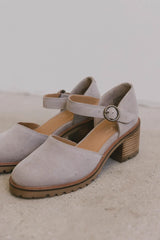 Seychelles Lock and Key Heel in Taupe