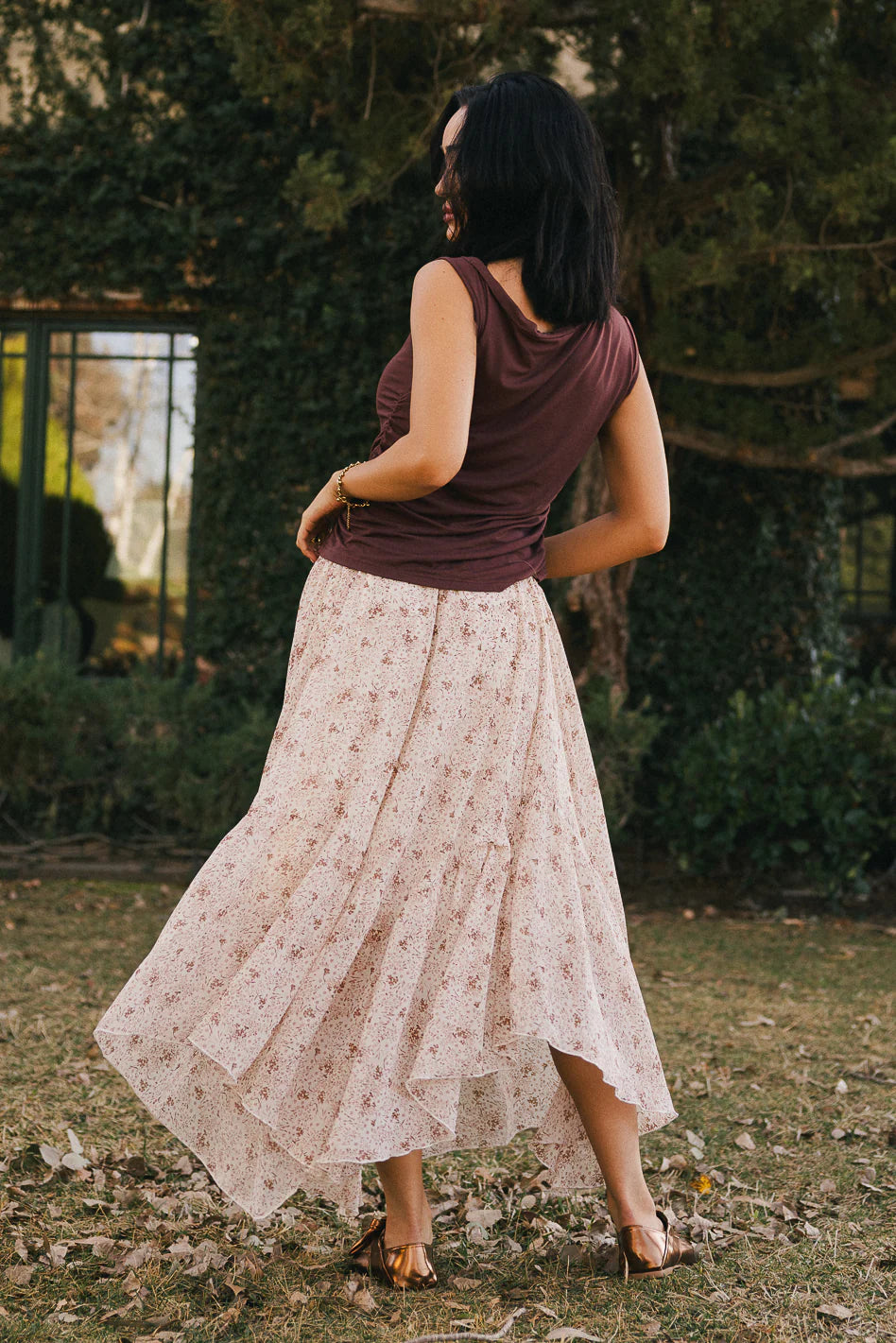 Joanna Floral Midi Skirt