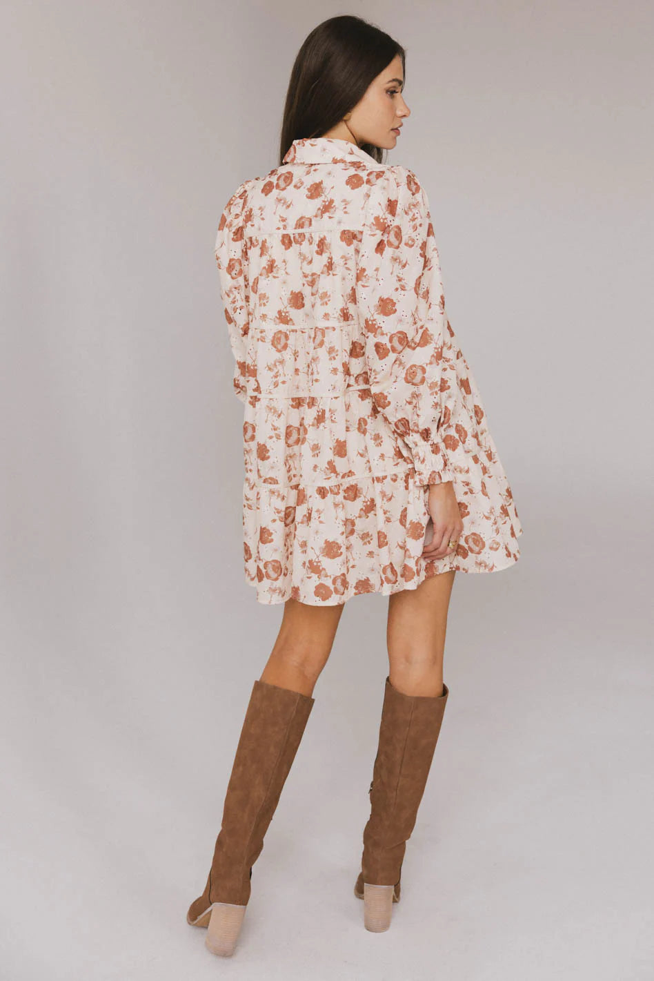 Parlor Floral Embroidered Mini Dress