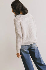 Juniper Textured Sweater in Grey