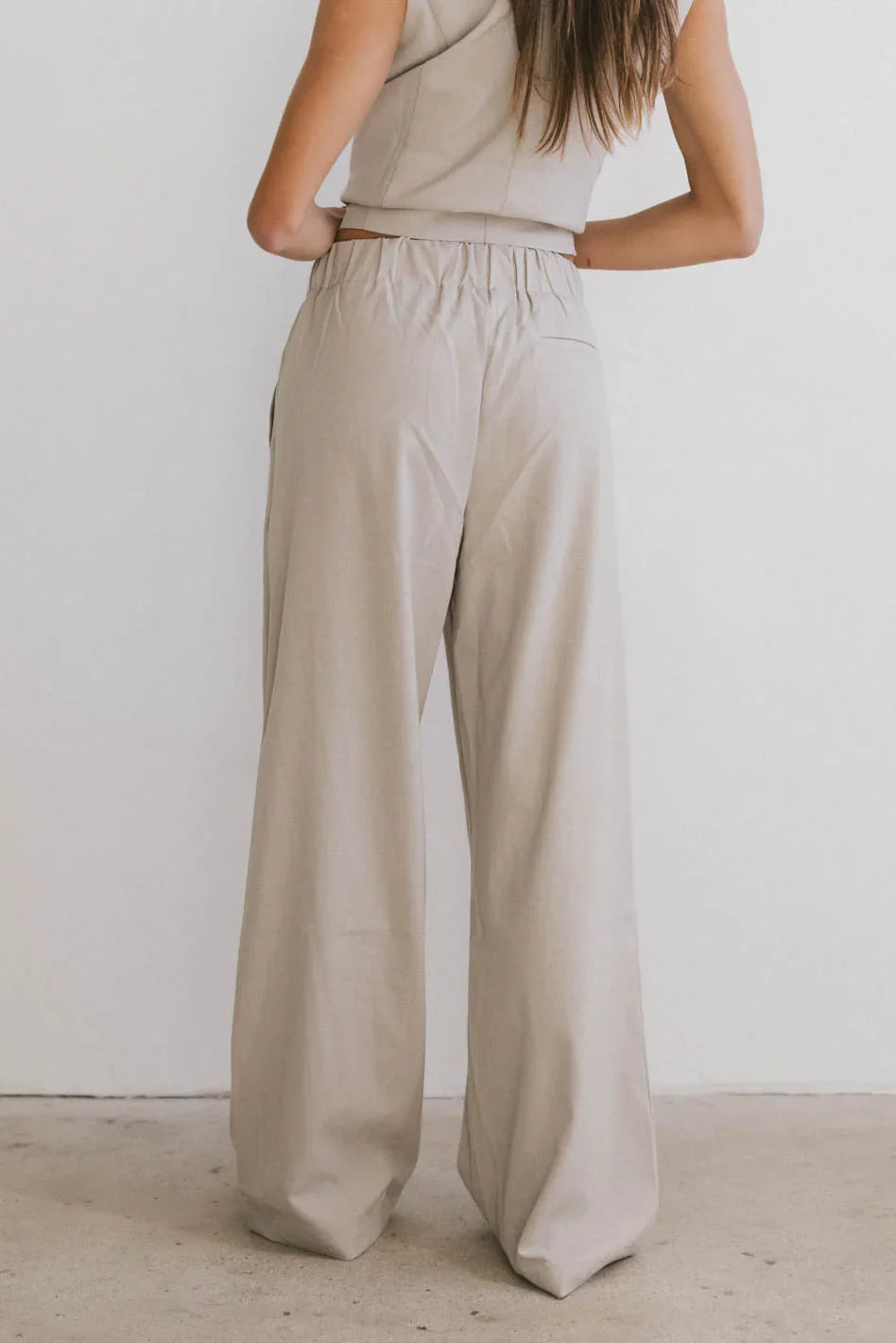 Eslyn Baggy Pants in Taupe - FINAL SALE