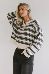 Kamryn Striped Knit Top