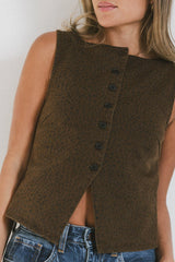 Louella Leopard Vest - FINAL SALE