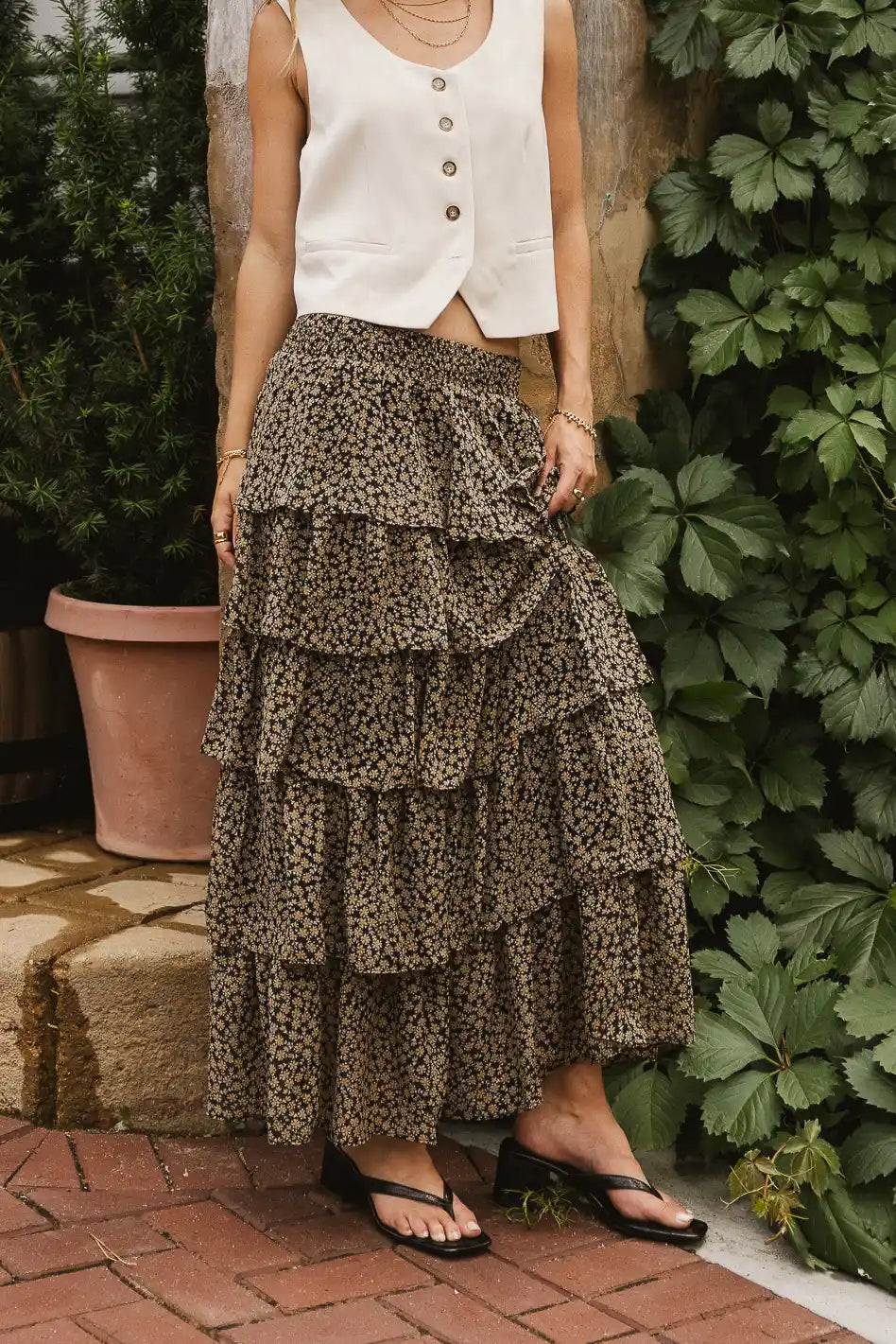 Kat Ditsy Floral Skirt - FINAL SALE