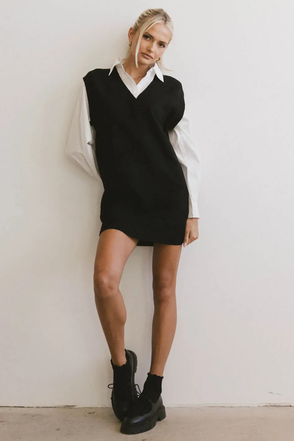 Dottie Mini Dress in Black - FINAL SALE