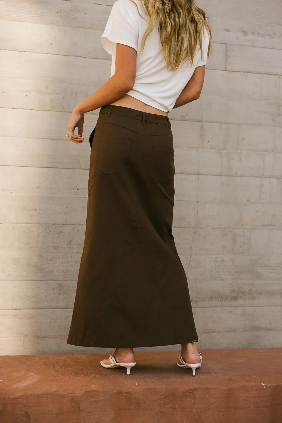 Charlotte Denim Maxi Skirt - FINAL SALE