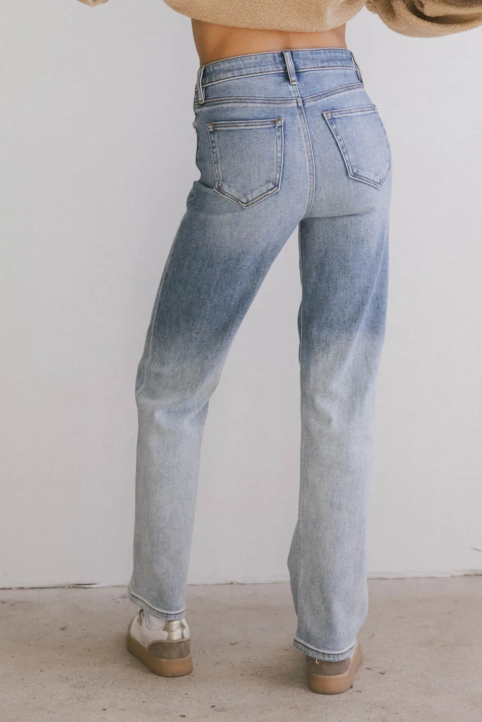 Croft Straight Leg Ombre Jeans