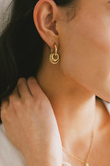 Annika Earrings in Gold