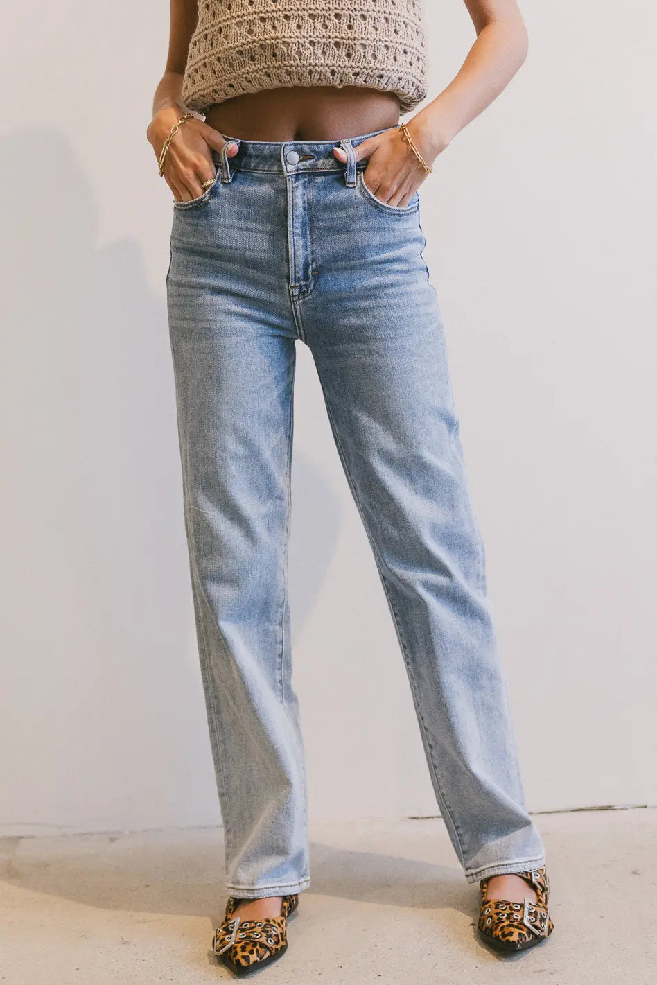 Croft Straight Leg Ombre Jeans