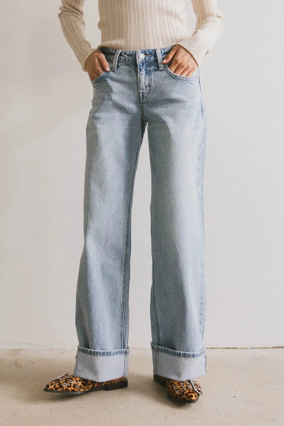 Marcia Cuffed Baggy Jeans