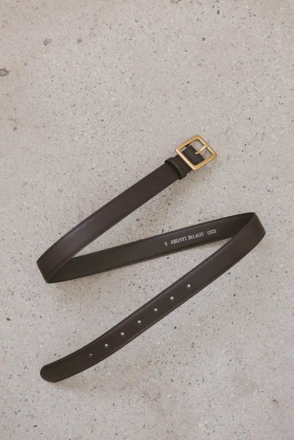 Oshen Leather Belt in Brown