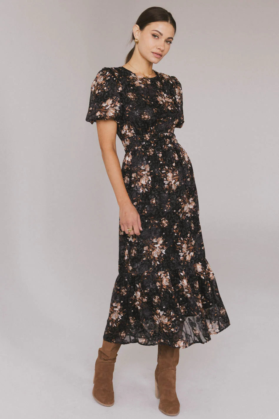 Mirren Floral Midi Dress