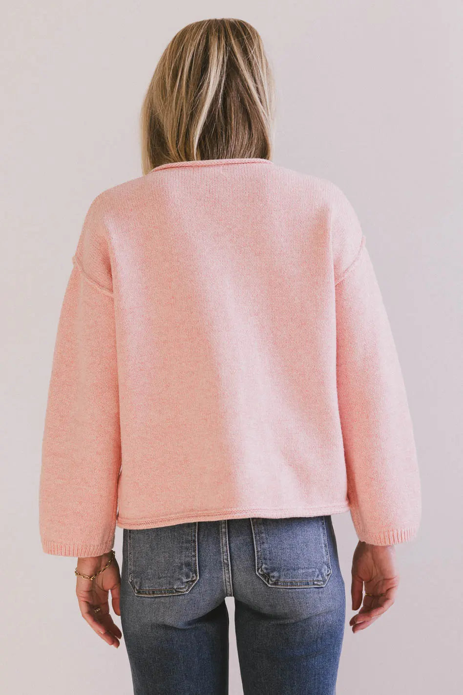 Carlie Knit Cardigan in Pink