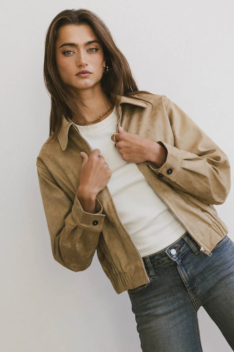 Myli Faux Suede Jacket - FINAL SALE