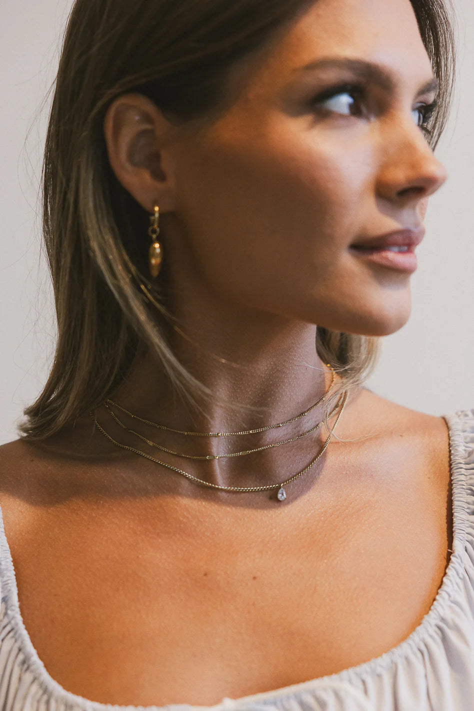 Izaak Three Layered Necklace