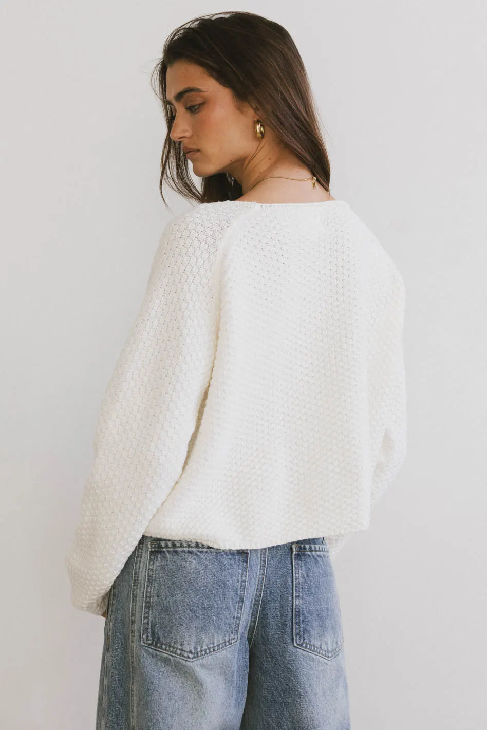 Cabbet Cardigan in Ivory