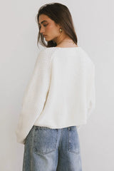 Cabbet Cardigan in Ivory