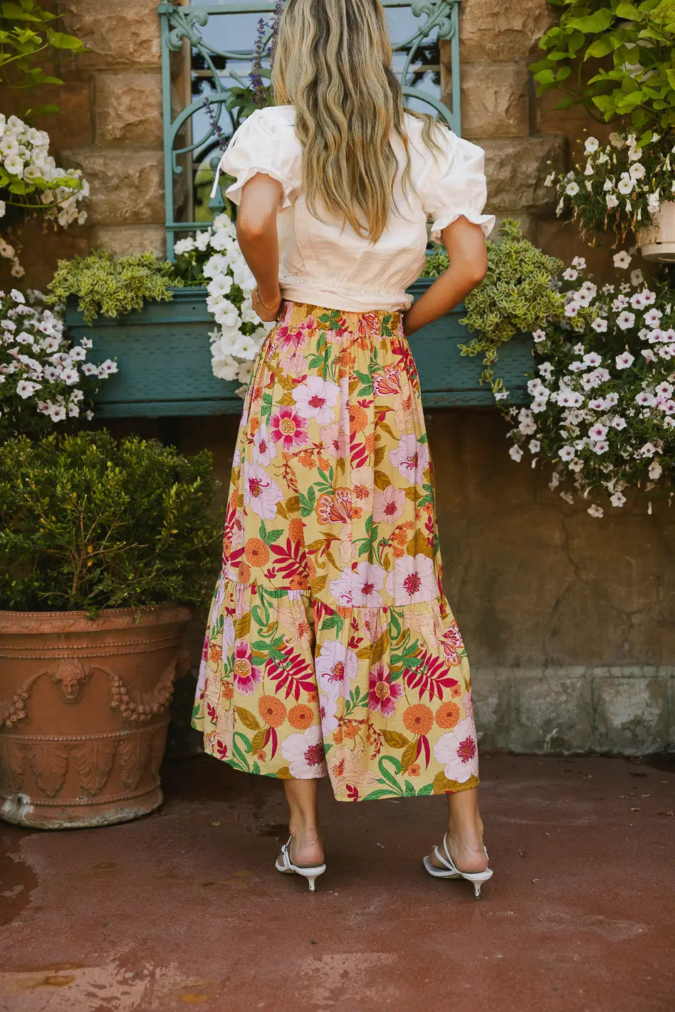 Cecily Floral Skirt - FINAL SALE