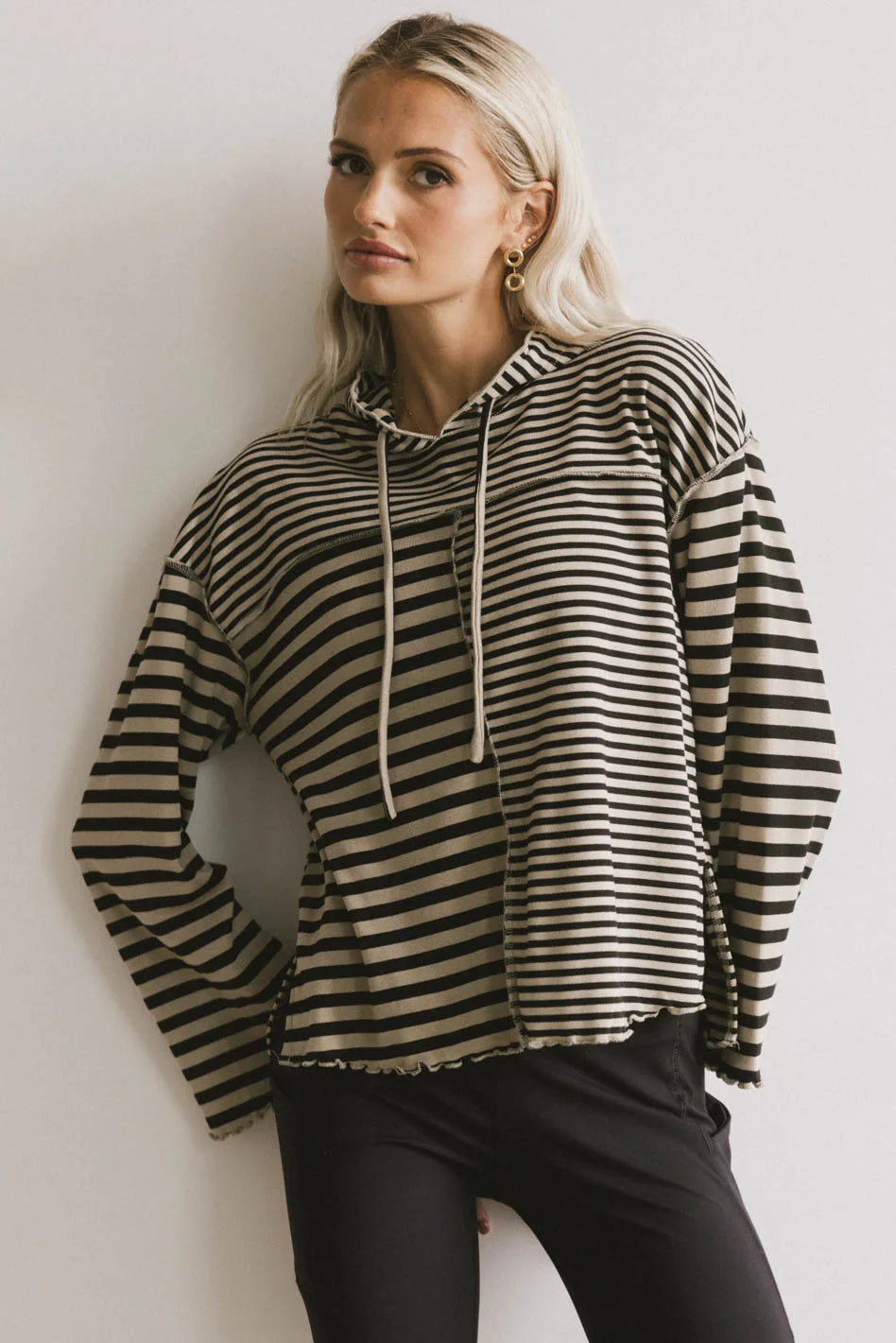 Libby Striped Hoodie