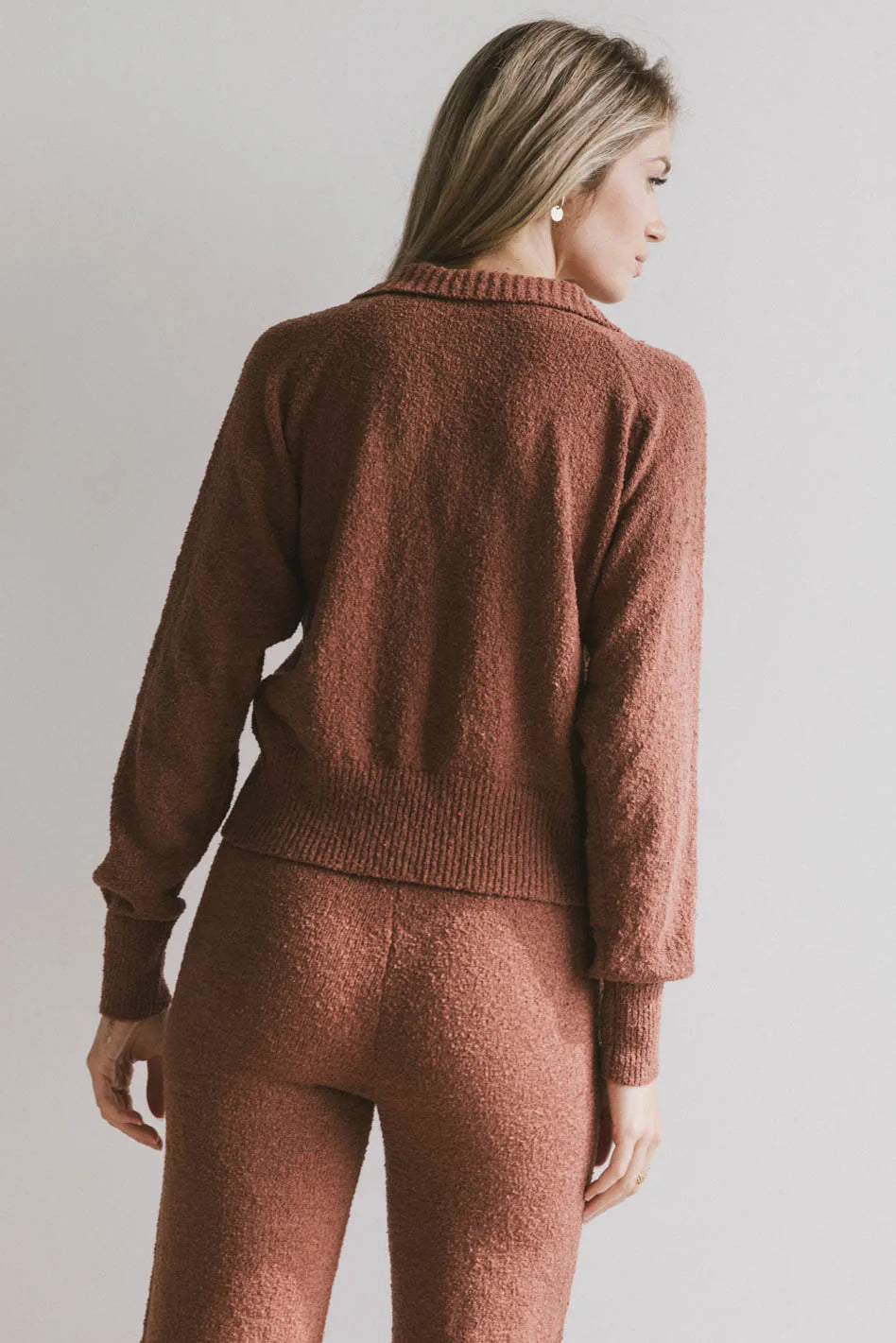 Breck Knit Sweater in Brick