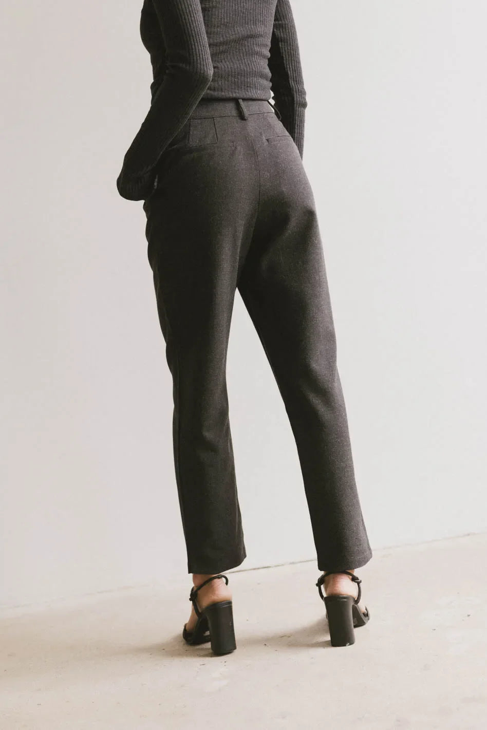 Kamryn Trouser in Charcoal - FINAL SALE