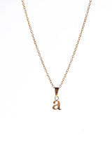 Nella Initial Necklace - Tarnish Free