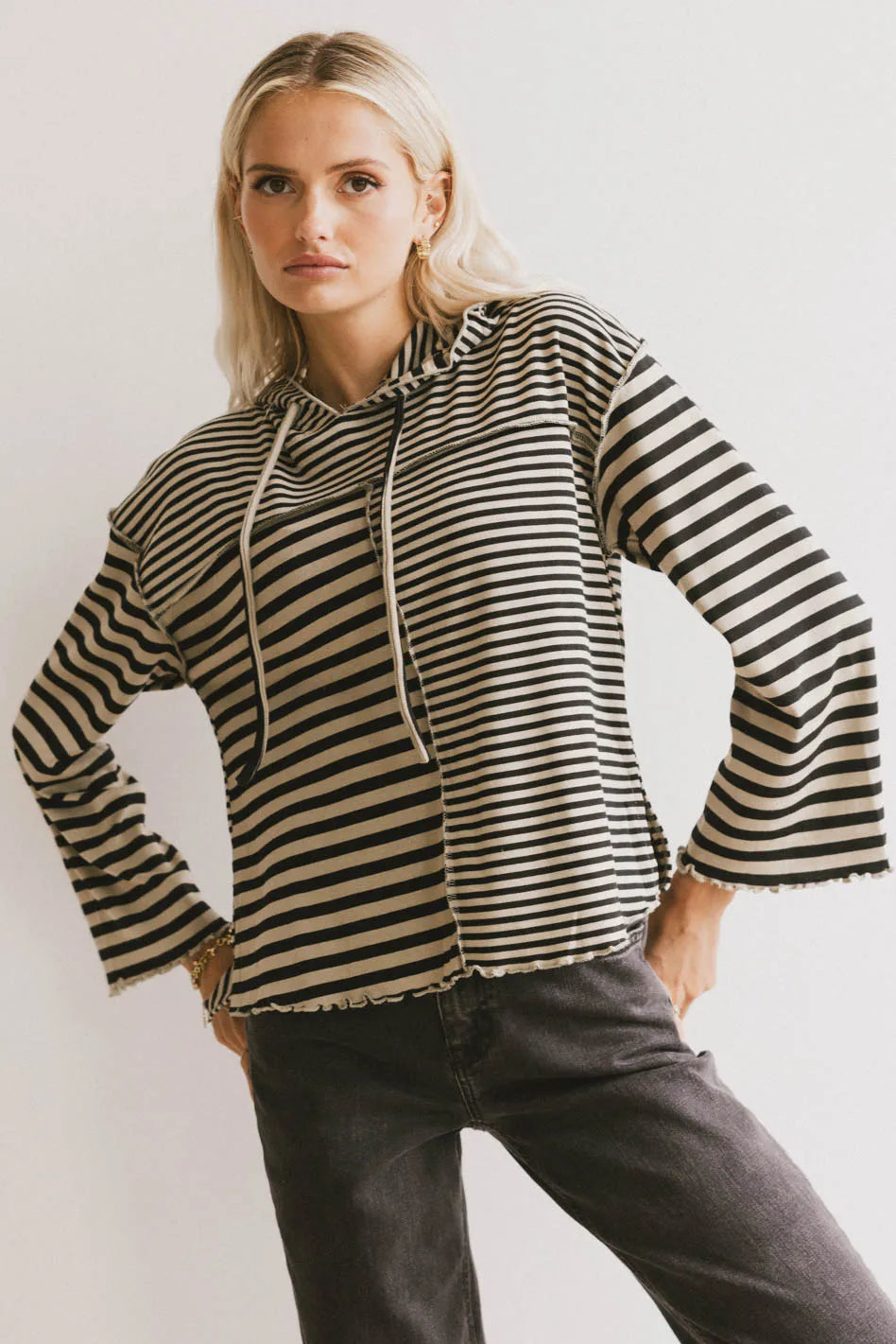 Libby Striped Hoodie