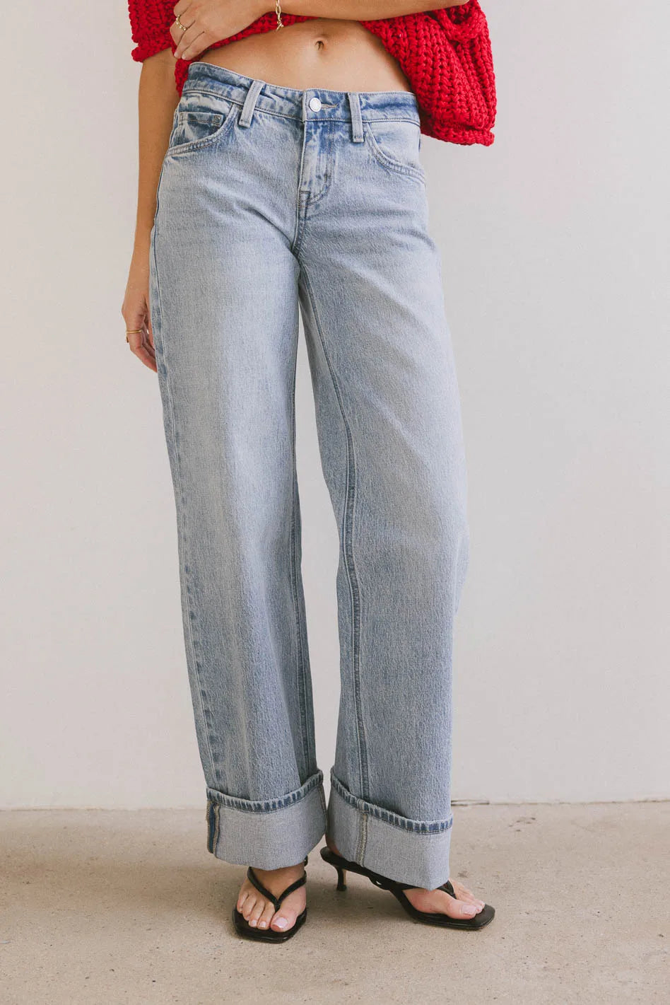 Marcia Cuffed Baggy Jeans