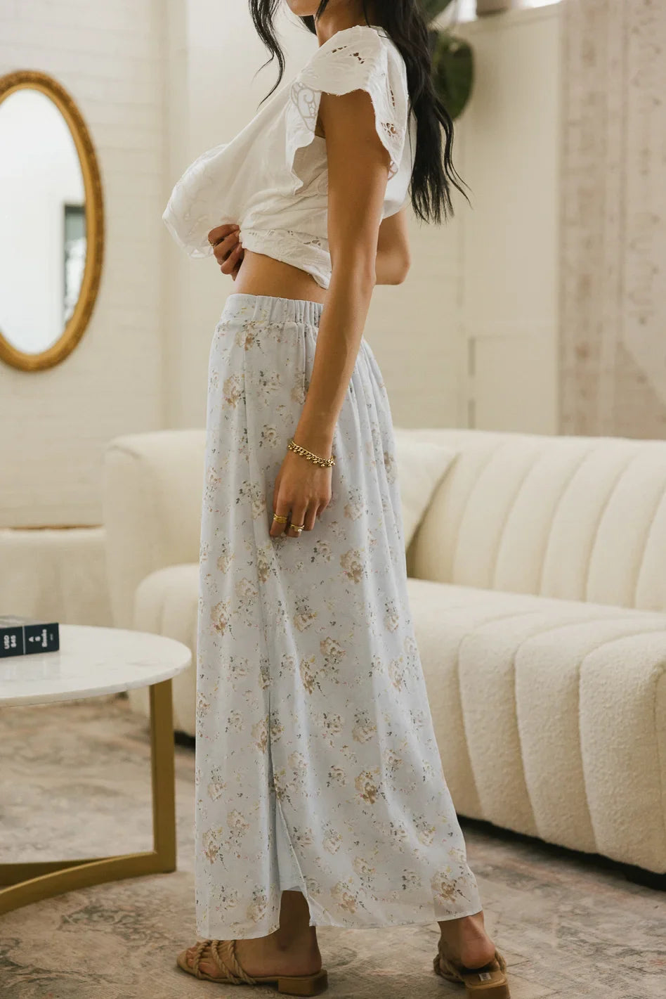 Luz Floral Maxi Skirt