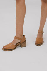 Seychelles Lock and Key Heel in Tan