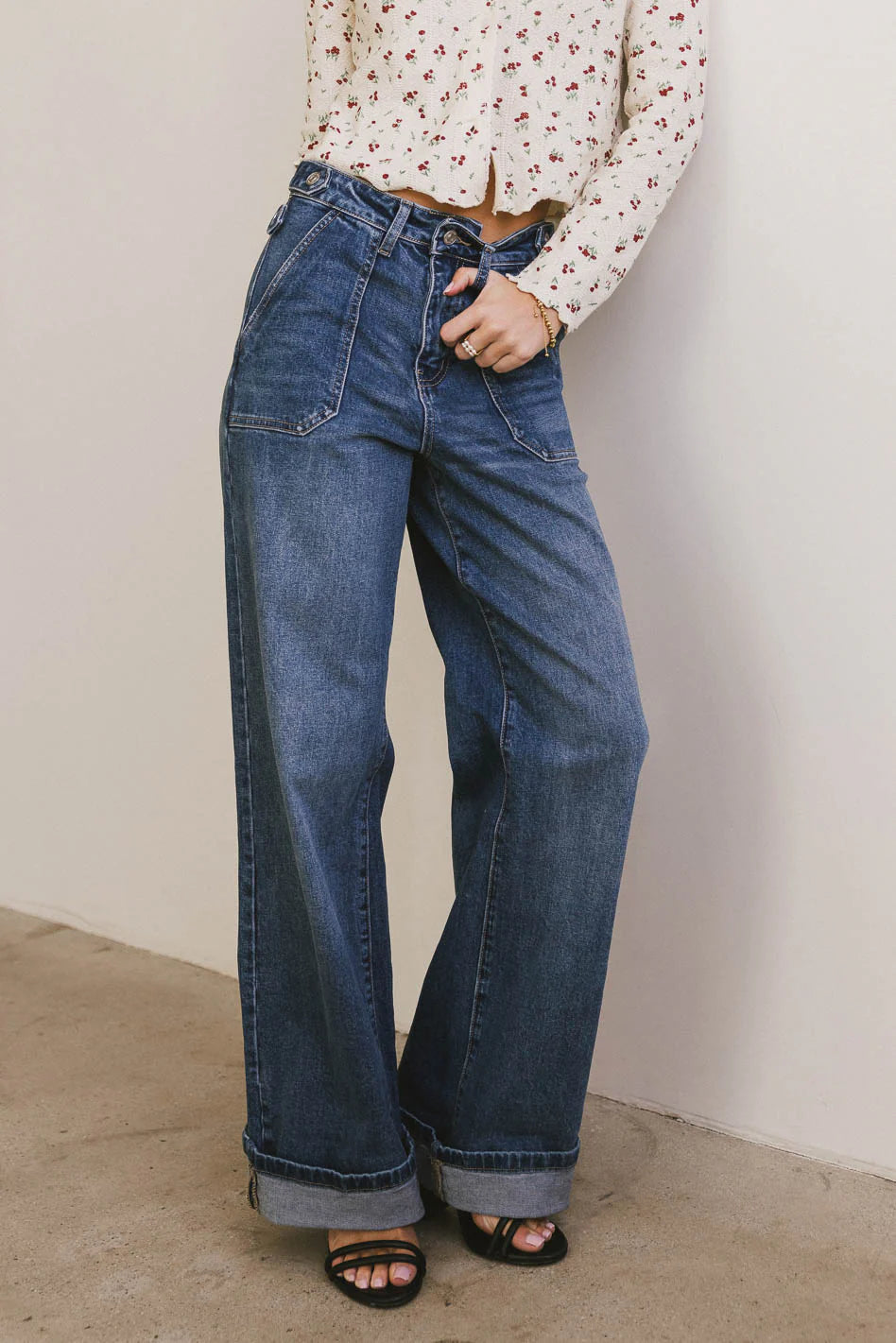 Simon Wide Leg Jeans