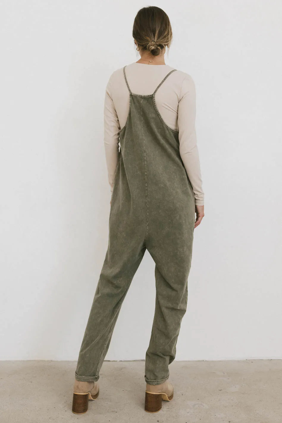 Bram Overalls in Olive