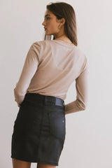 Della Shimmer Top in Mauve - FINAL SALE