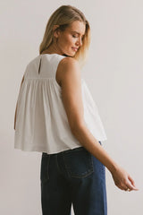 Anselle Swing Blouse in White