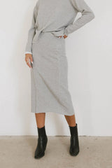 Harden Midi Skirt in Grey