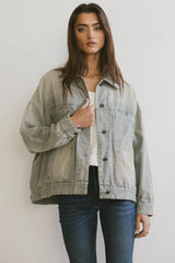 Evra Light Wash Denim Jacket