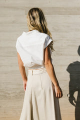 Junie Cinch Waist Button Up - FINAL SALE