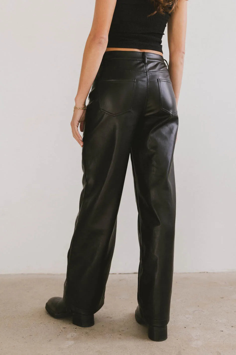 Dayna Vegan Leather Pants