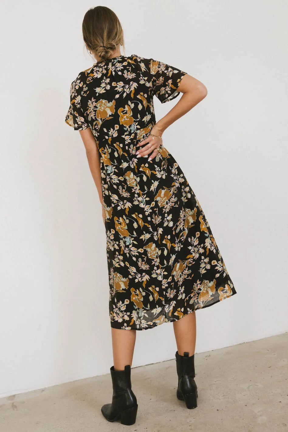 Kaitlyn Floral Midi Dress