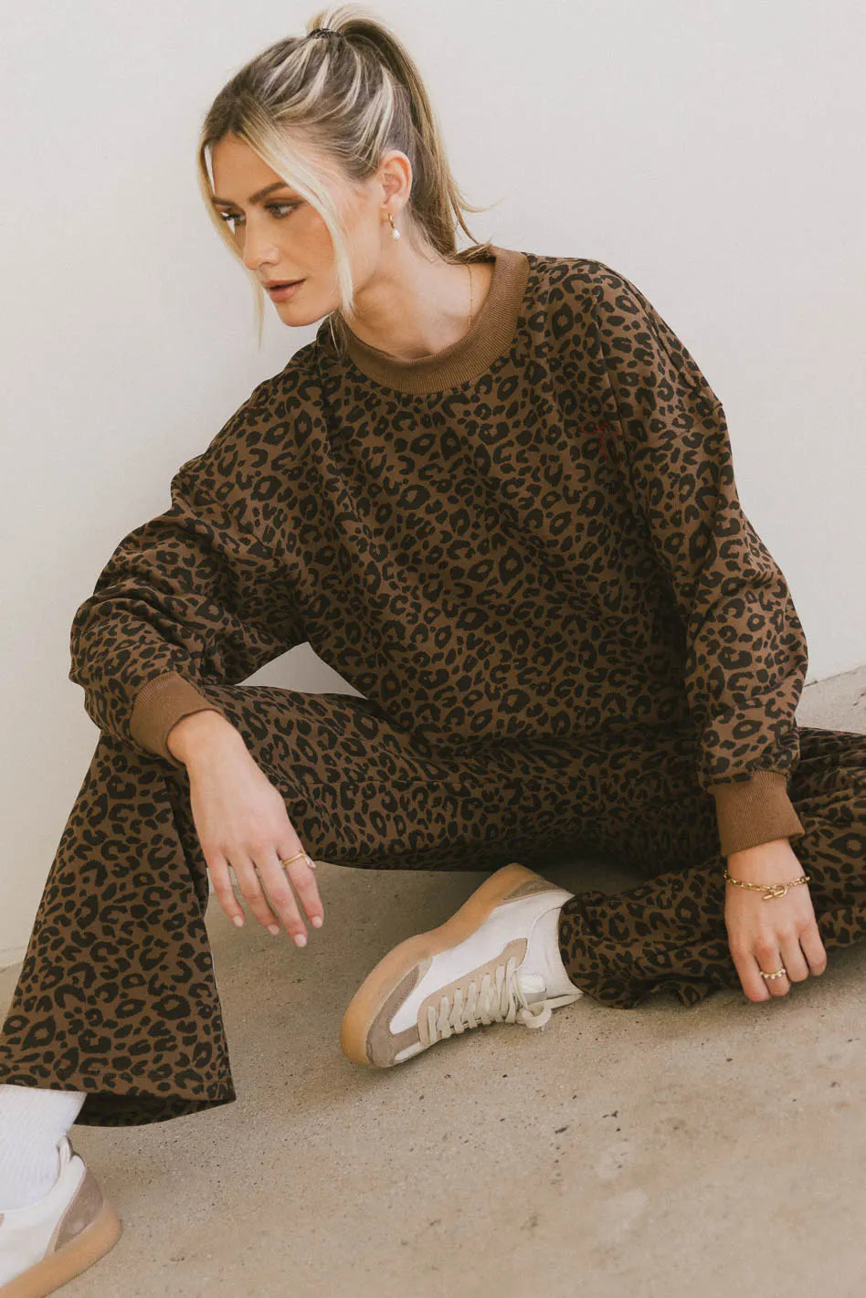 Tessa Leopard Sweatshirt