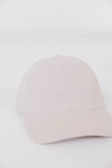 Basic Baseball Cap in Beige