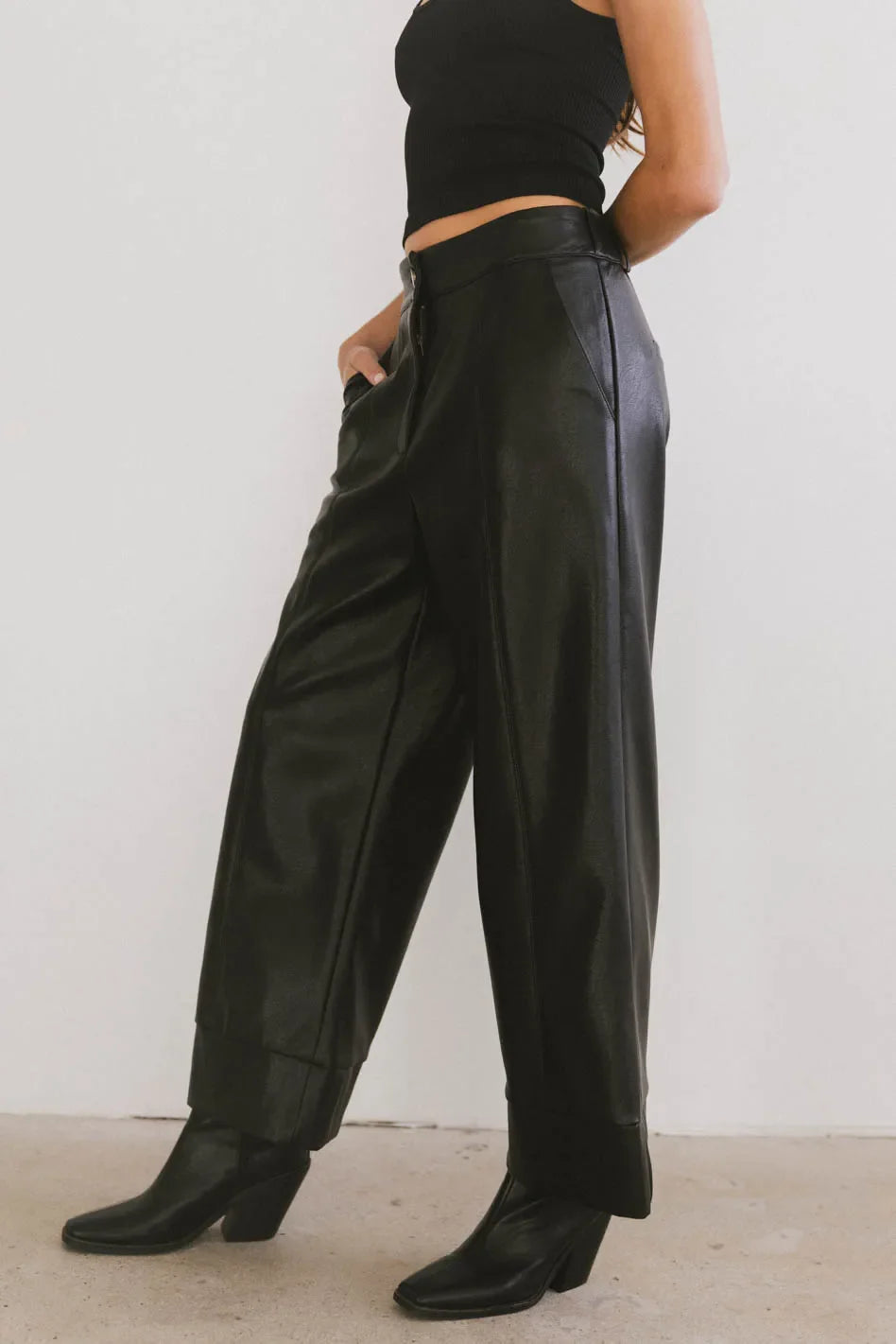 Ulani Vegan Leather Pants - FINAL SALE