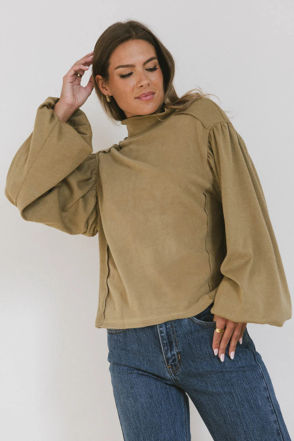 Carsyn Sweater in Khaki