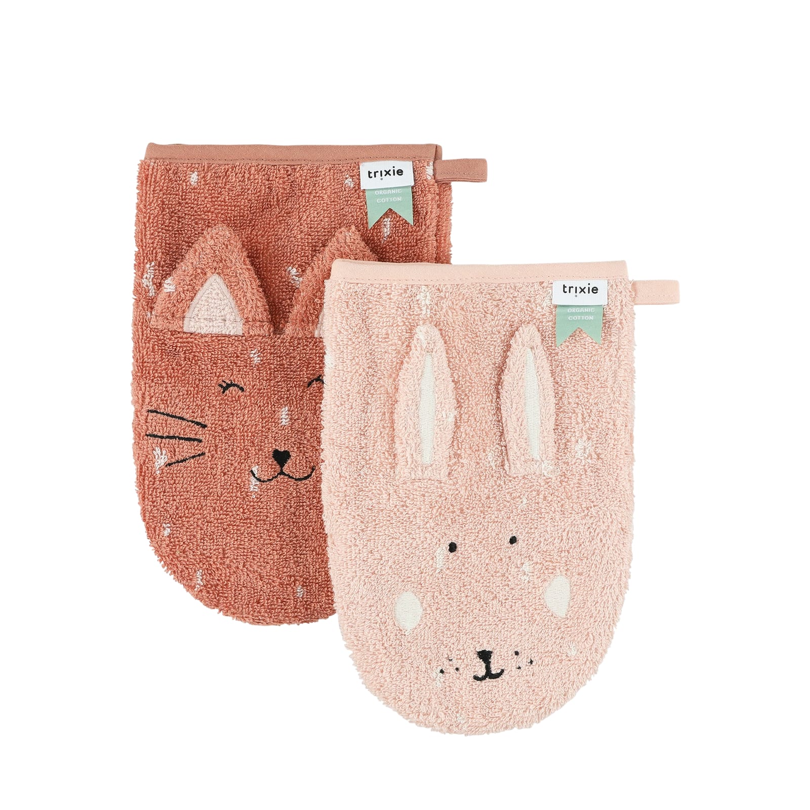 Washcloth Mitts 2-Pack Mrs Cat – Mrs Rabbit