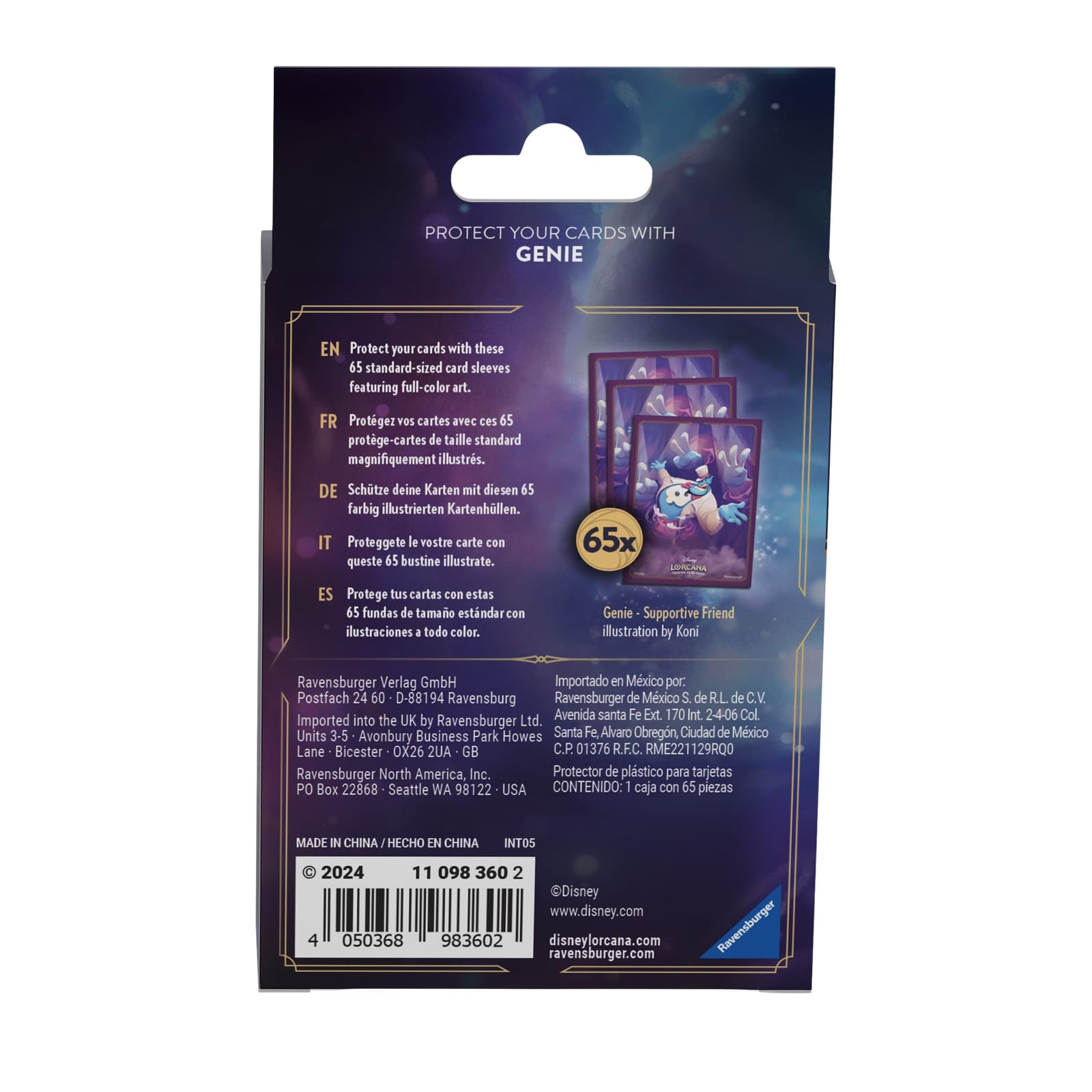 65 Card Sleeves – Genie