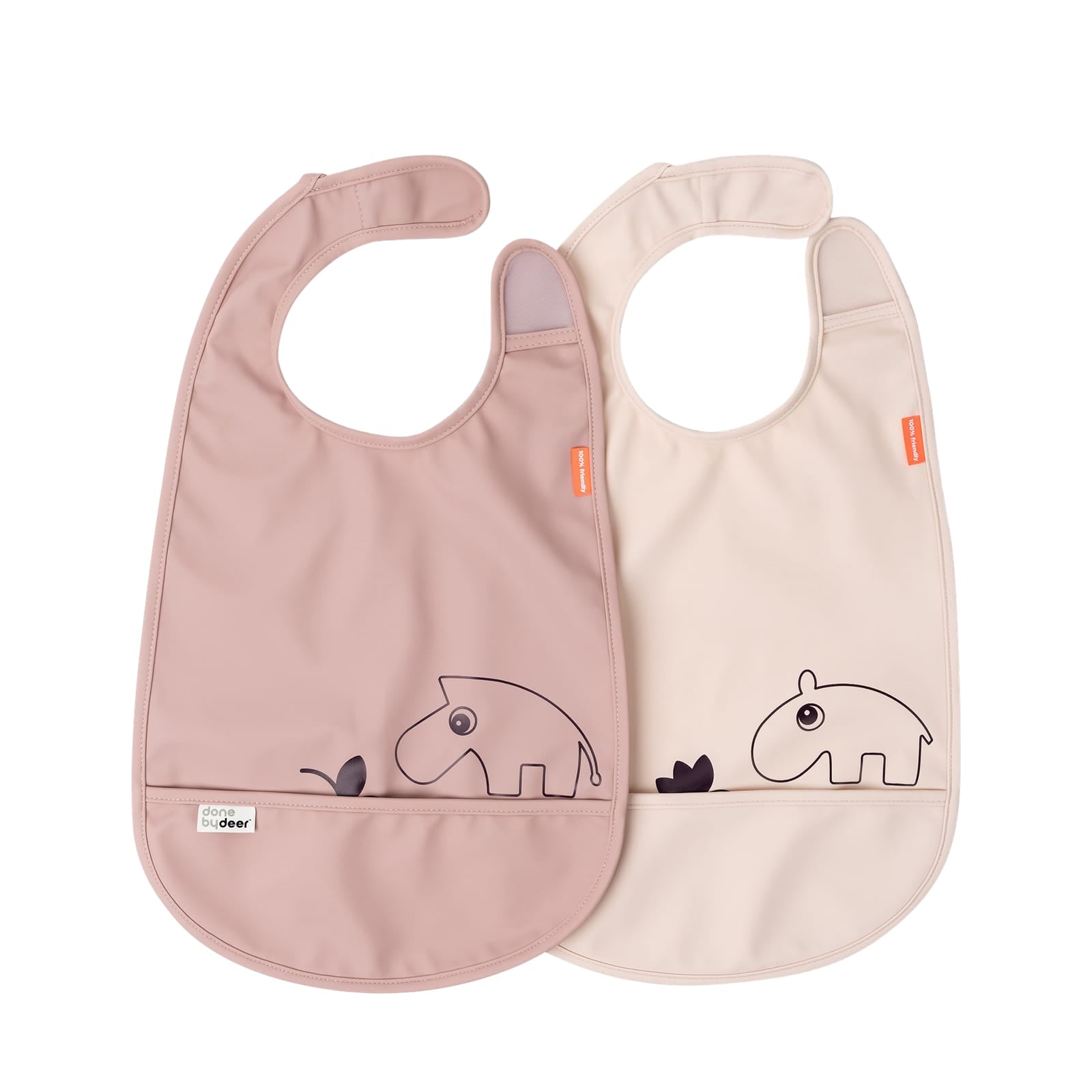 Bib 2 Pack – Deer Friends Powder