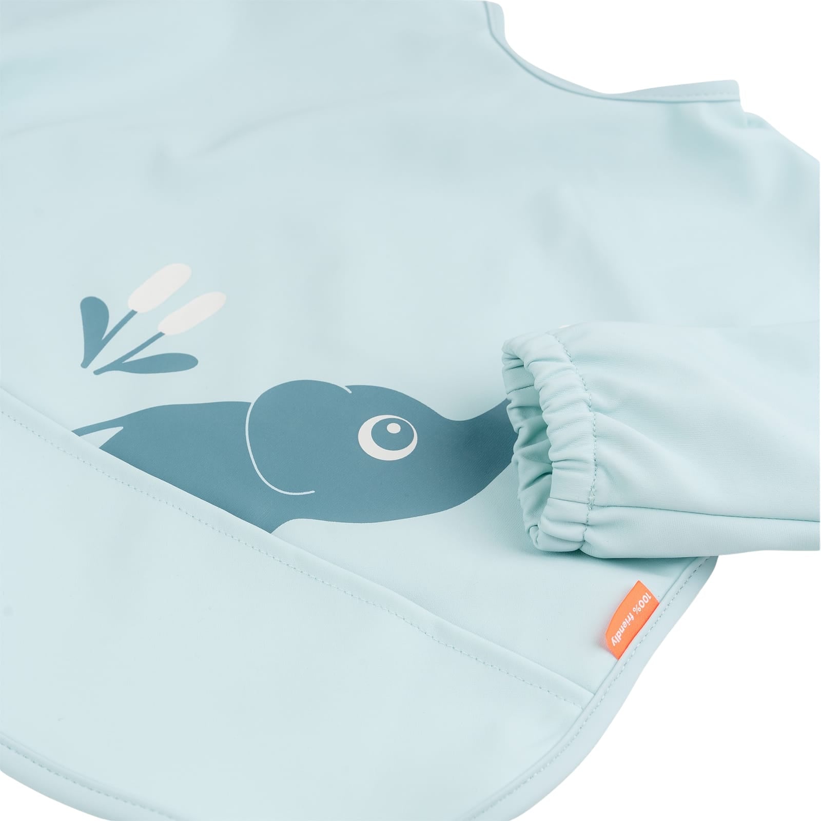 Sleeved Pocket Bib – Elphee Blue