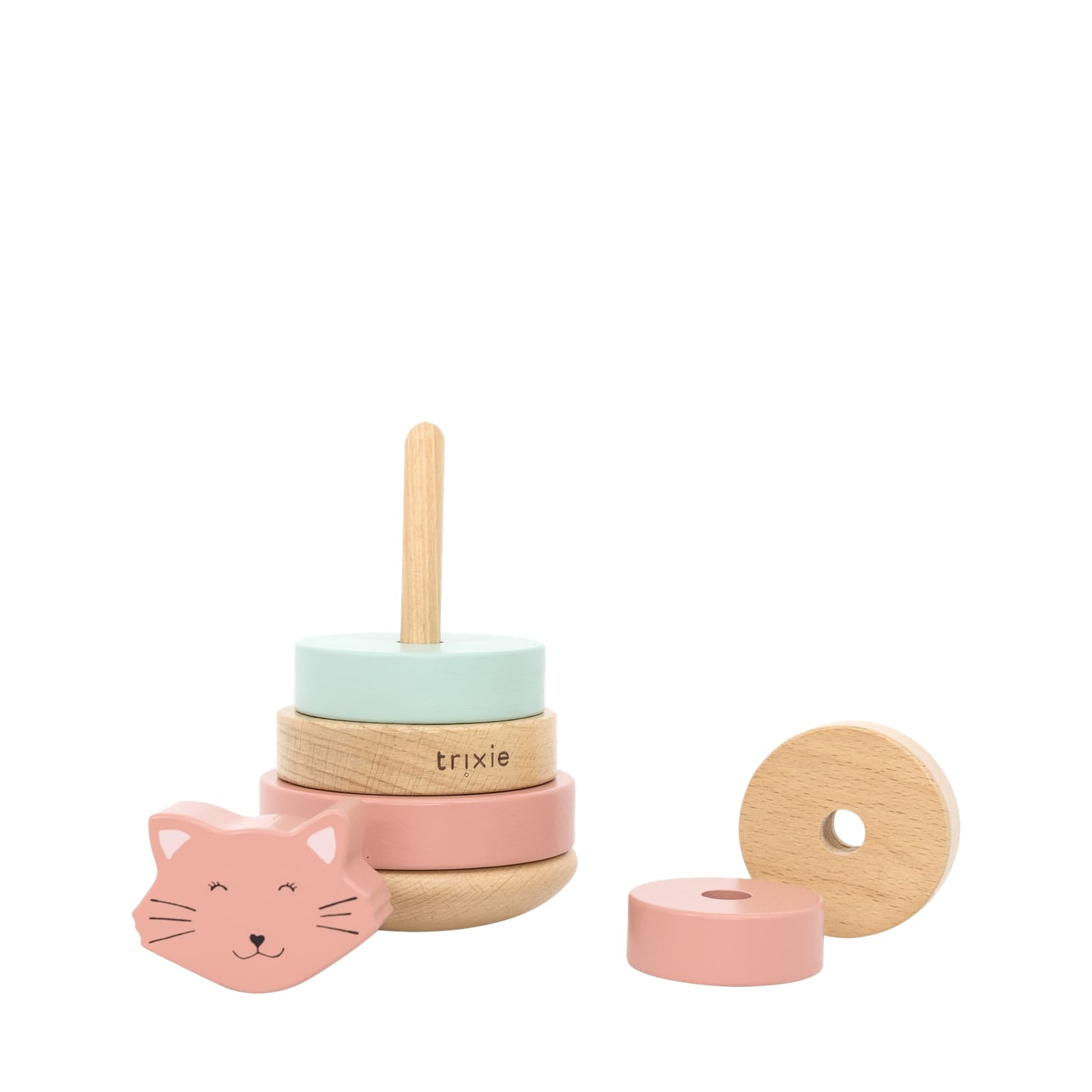 Wooden Stacking Toy – Mrs Cat