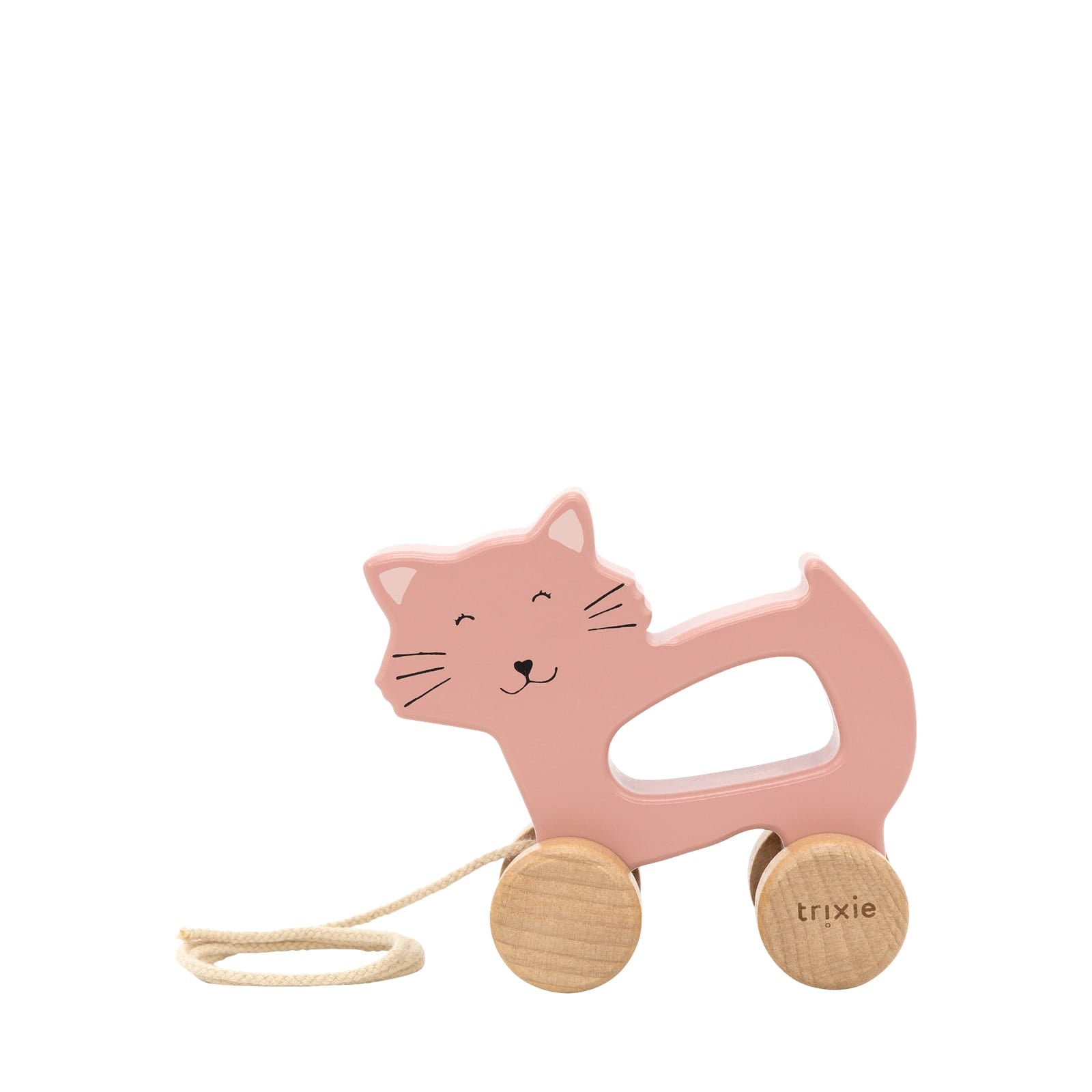 Wooden Pull Along Toy – Mrs Cat