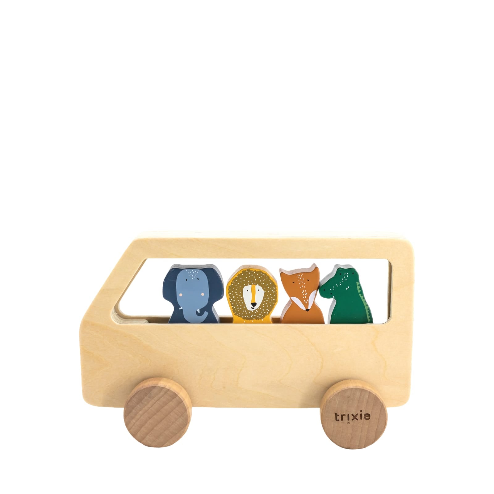 Wooden Animal Bus